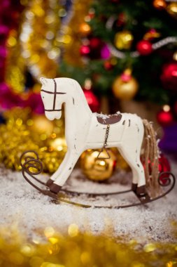 Noel ağacı at dekor