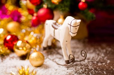 Noel ağacı at dekor