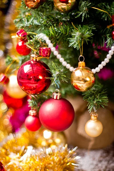 Árbol de navidad decoración de caballos — Foto de Stock