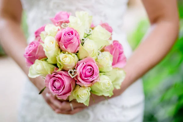 Svatební výzdoba květin nevěsta — Stock fotografie