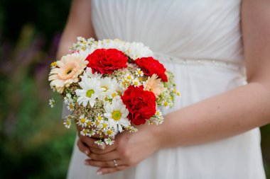 Düğün dekor çiçek gelin