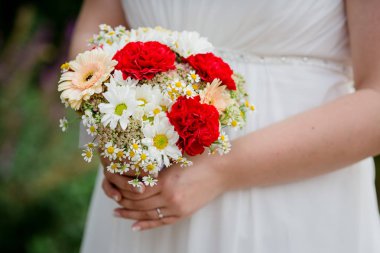 Düğün dekor çiçek gelin