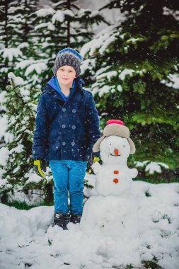 kardan adam Kış erkek çocuk