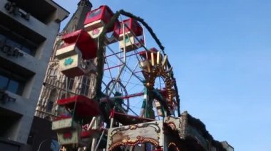 Noel pazarı atlıkarınca xmas