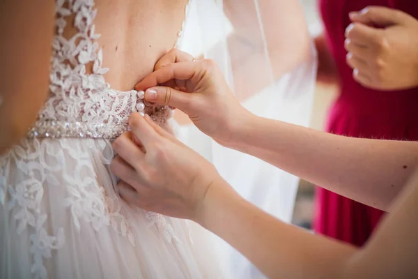 Szerzés kész menyasszony vőlegény — Stock Fotó