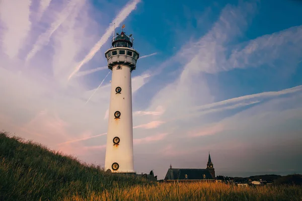 Deniz Hollanda kum deniz feneri