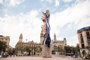 Barcelona İspanya plaj manzara