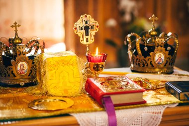 Ortodoks Kilisesi düğün töreni