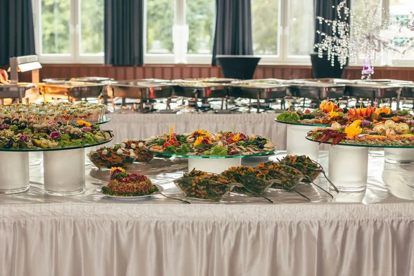Catering bruiloft evenement plaat — Stockfoto