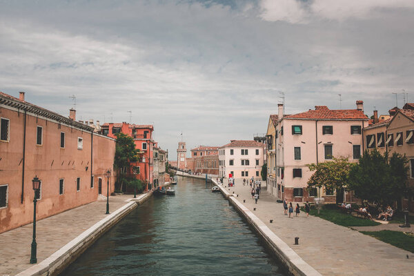 Italy venezia canal bridge travel
