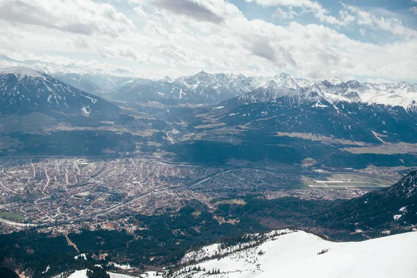 Innsbruck austria alps background — Stock Photo, Image