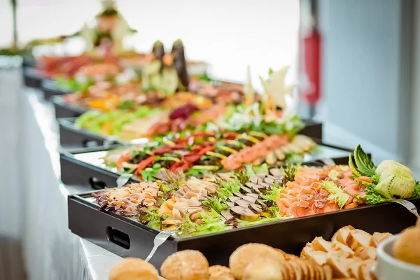 Catering Essen Hochzeit Veranstaltung — Stockfoto