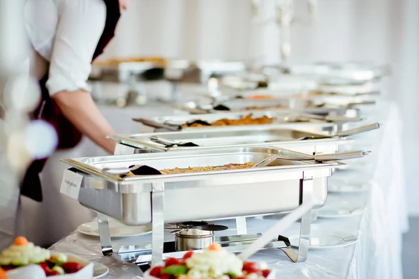 Catering mat Bröllop Event — Stockfoto