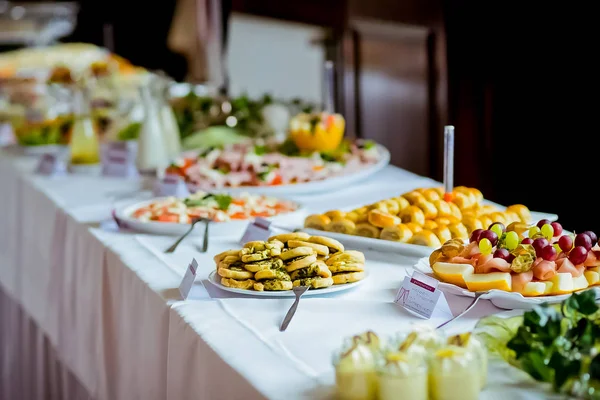 Τροφοδοσία τροφίμων γαμήλια εκδήλωση — Φωτογραφία Αρχείου