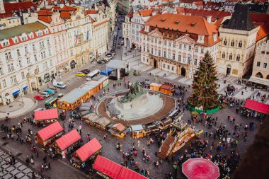 Prag Çek eski şehir, Noel Pazar, Aralık 2014