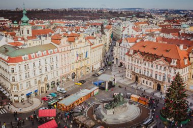 Prag Çek eski şehir, Noel Pazar, Aralık 2014