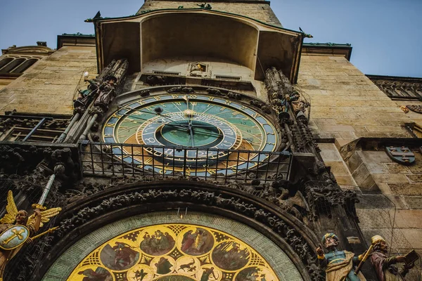Astronomical clock in Prague, december 2014 — Stock Photo, Image
