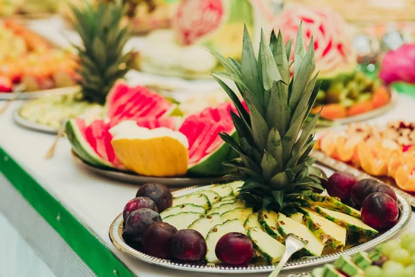 Catering evento di nozze di cibo — Foto Stock
