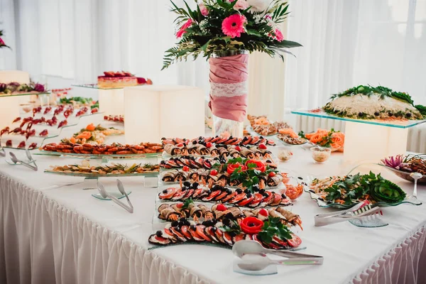 Catering Essen Hochzeit Veranstaltung — Stockfoto