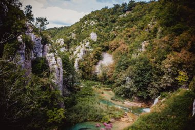 şelale doğa Hırvatistan plitvize
