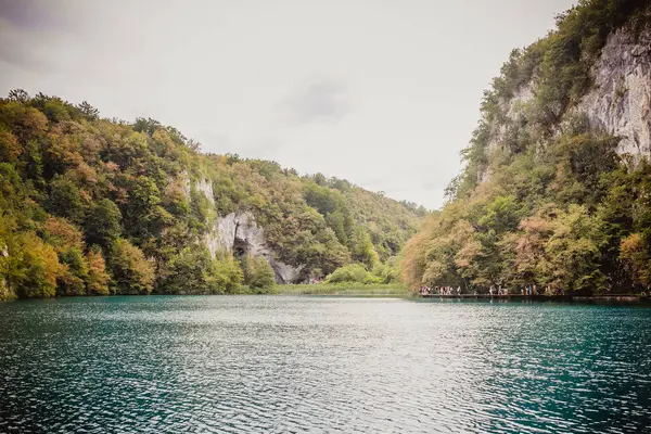 stock image waterfall nature croatia plitvize