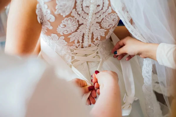 Szerzés kész menyasszony esküvő — Stock Fotó