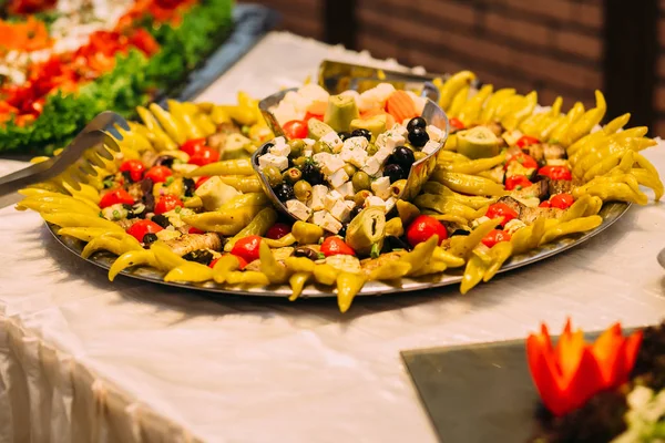 Catering a jídlo pro svatby — Stock fotografie