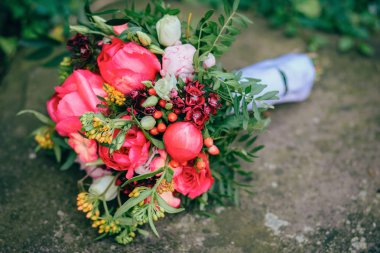 Güzel düğün buketi 