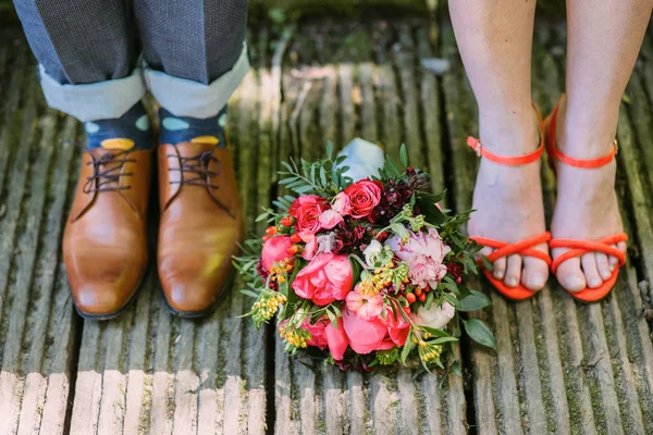 美しい結婚式の花束 — ストック写真