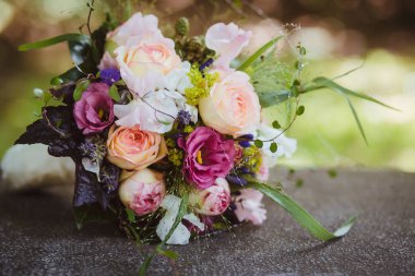 Güzel düğün buketi 