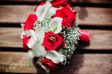 Güzel düğün buketi 