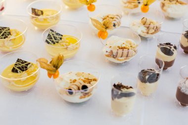 Catering ve düğünler için tatlılar 