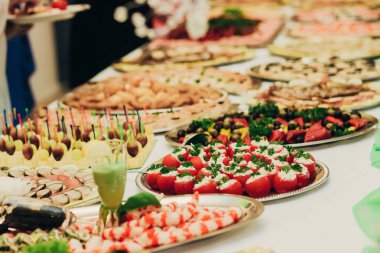 Yemek ve düğün için gıda 