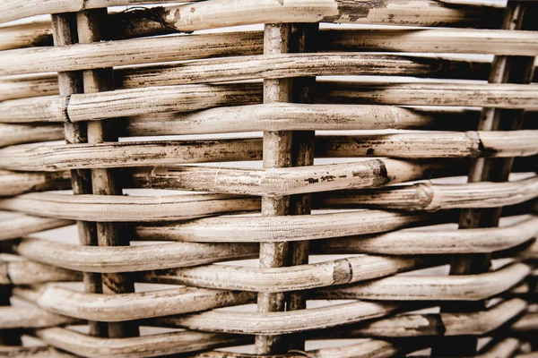 Padrão de linhas curvas em cesta — Fotografia de Stock