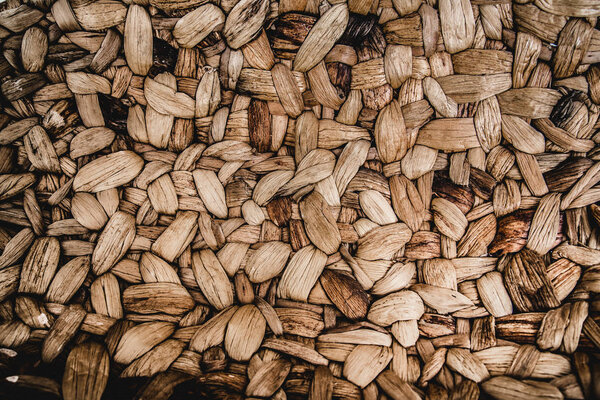 Woven straw pattern texture