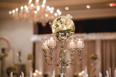 Dekorasyon düğün çiçek gelin