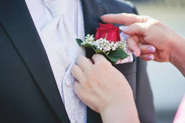 Schöne Hochzeit Brautstrauß — Stockfoto