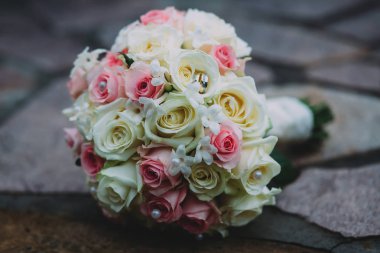 güzel düğün gelin buketi