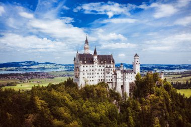 Castle neuschwanstein Almanya, Bavyera