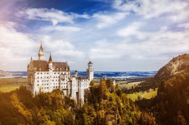 Castle neuschwanstein Almanya, Bavyera