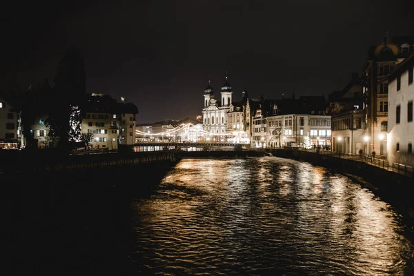 Ponte de luzern suíça — Fotografia de Stock