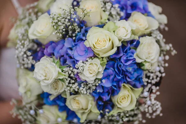 Mariée bouquet mariage fleurs — Photo