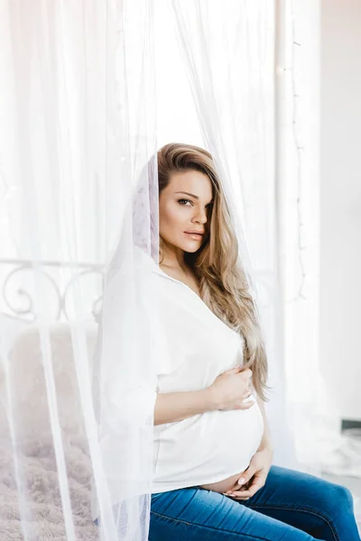 Retrato de beleza da mulher — Fotografia de Stock