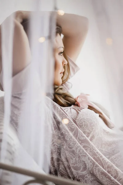 Retrato de beleza da mulher — Fotografia de Stock