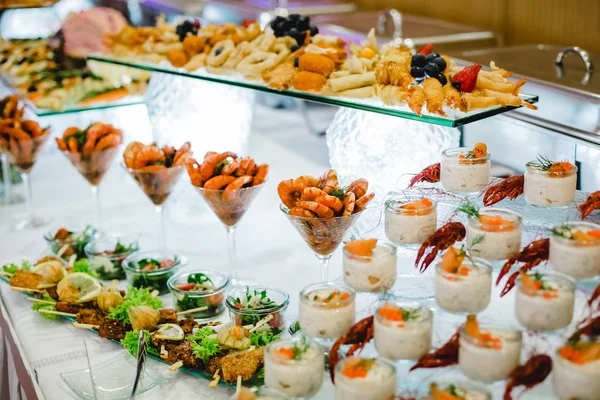 Catering food wedding buffet — Stock Photo, Image