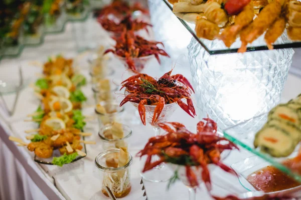 Catering comida boda buffet — Foto de Stock