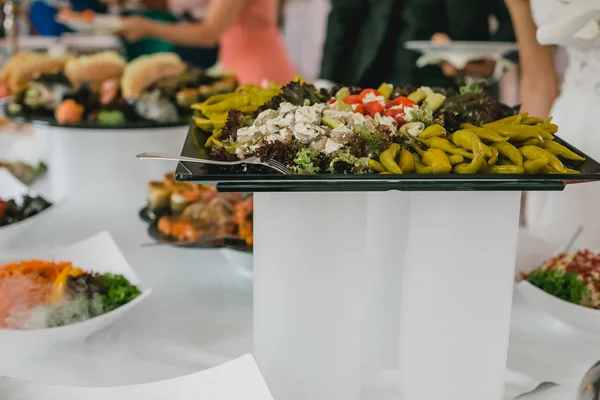 Comida de catering para casamento — Fotografia de Stock