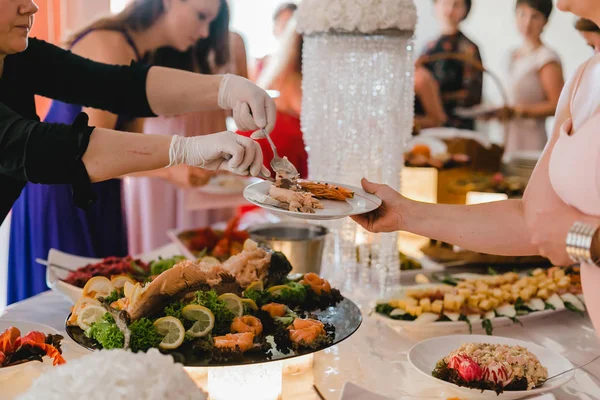 Açık büfe düğün olay catering — Stok fotoğraf