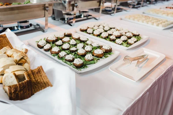 Catering, wesele wydarzenie w formie bufetu — Zdjęcie stockowe