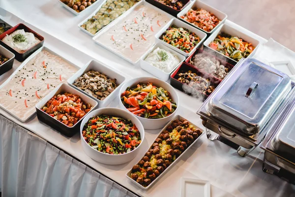 Catering Hochzeitsbuffet Veranstaltungen — Stockfoto